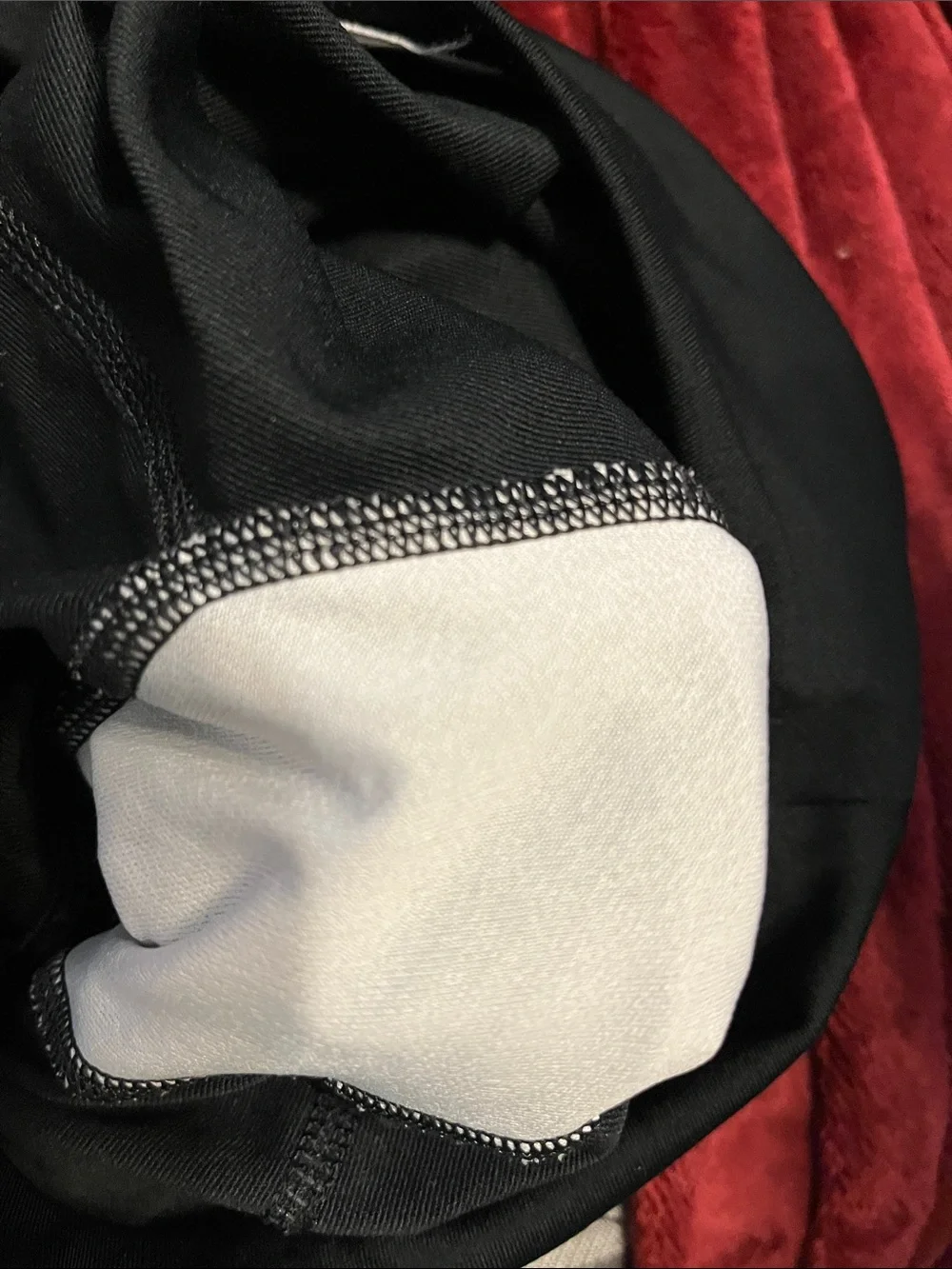 Nike Dri-Fit Black Skort with White Trim